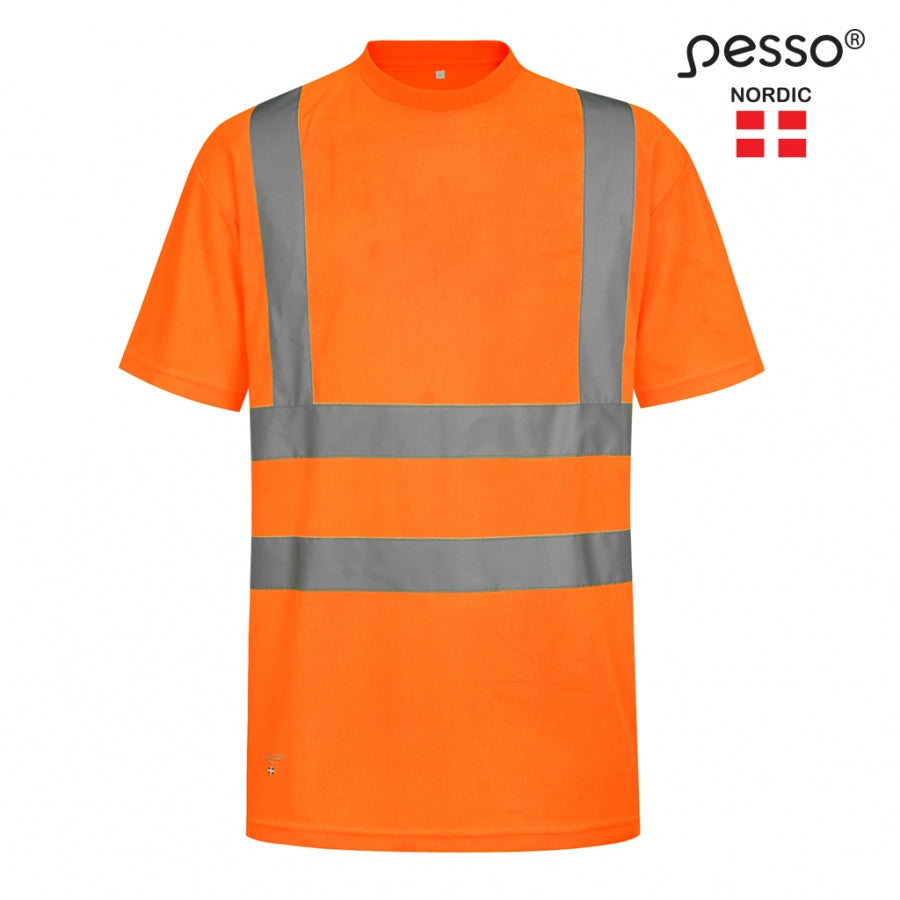 Marškinėliai Pesso HVM HI-VIS, oranžiniai