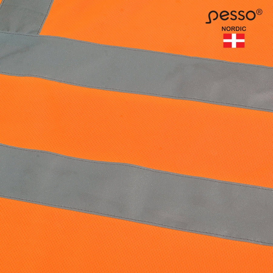 Marškinėliai Pesso HVM HI-VIS, oranžiniai