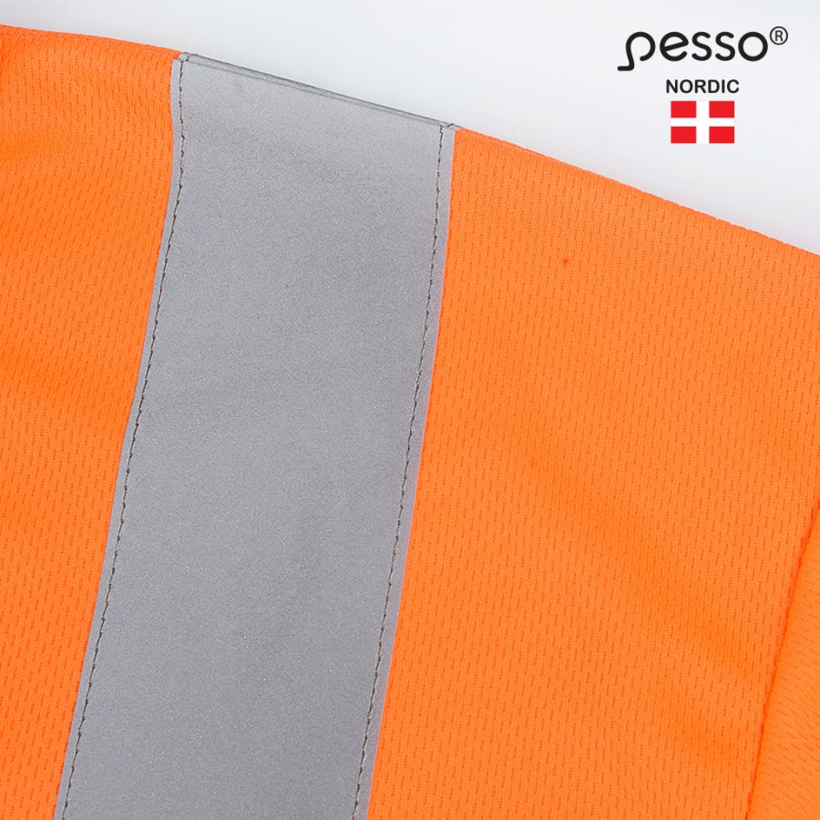 Marškinėliai Pesso HVM HI-VIS, oranžiniai