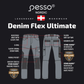 Darbo kelnės Pesso Denim Flex Ultimate Strech 155, pilkos