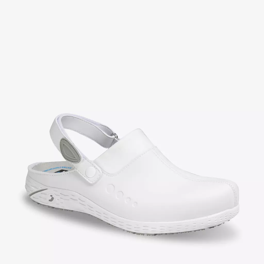 Extremely comfortable and non-slip clogs DANY OB SR ESD AE, white