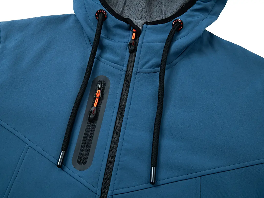 Softshell striukė PESSO LEO RipStop, mėlyna