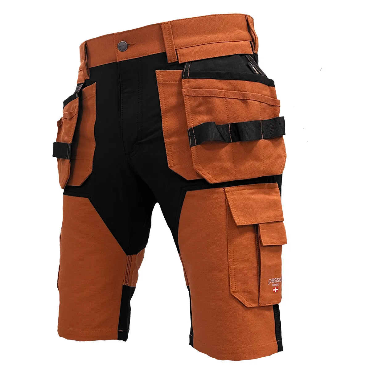 Darbo šortai Pesso TITAN Flexpro 125, rudi Mountain Brown