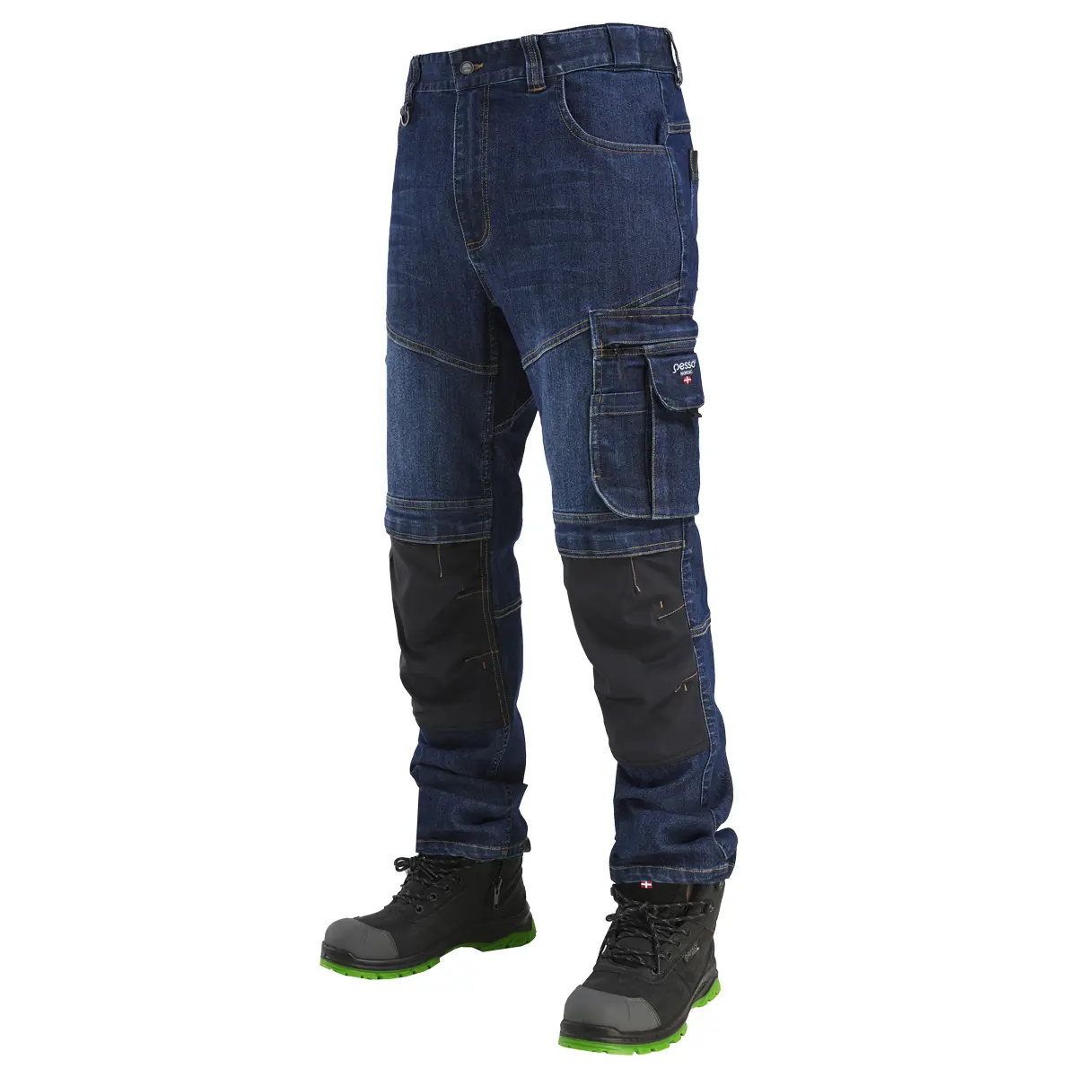 Darbo kelnės Pesso Denim Flex Ultimate Strech 155, mėlynos