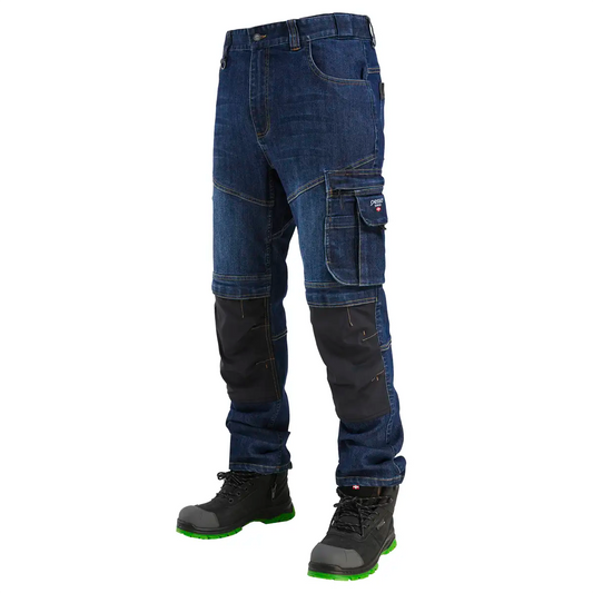 Darbo kelnės Pesso Denim Flex Ultimate Strech 155, mėlynos