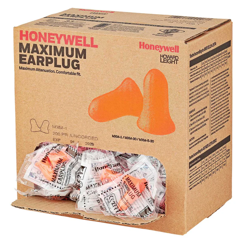 Ausų kištukai HONEYWELL MAX (200 vnt.), (SNR) 37dB