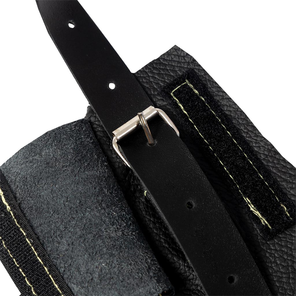 Odinė prijuostė SKORTEX FSL su kaklo dirželiu, nuo kibirkščių ir skysto metalo purslų