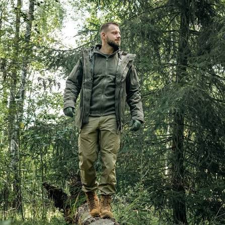 Striukė drėgnam orui Mil-Tec Ranger Green Wet Weather Gen.II, su išsegamu flisiniu pamušalu