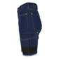 Elastingi moteriški darbiniai džinsiniai šortai JEANS-777