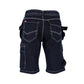 Elastingi ir funkcionalūs džinsiniai darbo šortai JEANS, su papildomomis kišenėmis