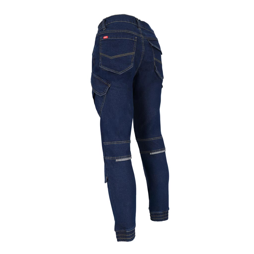 Elastingos džinsinio audinio darbo kelnės JEANS 610