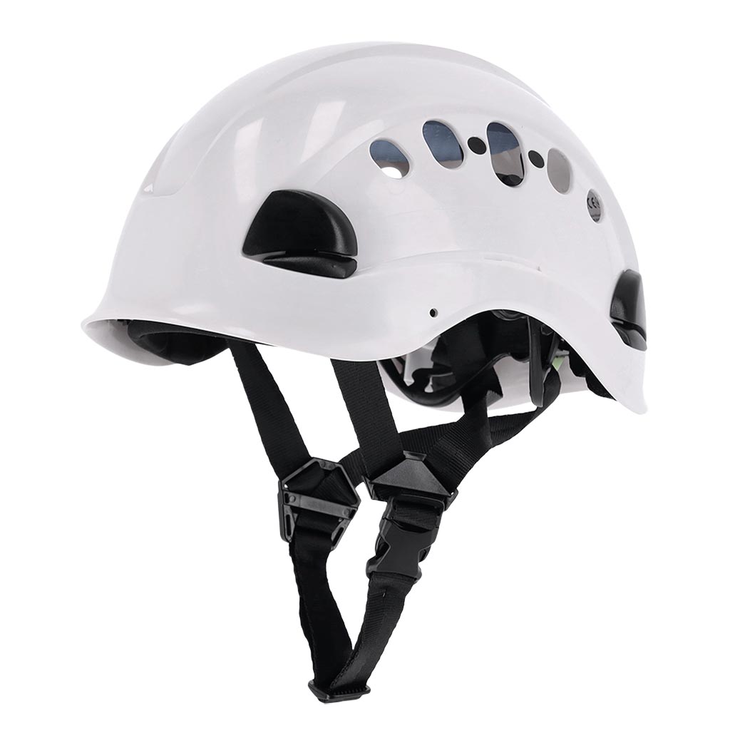 Safety helmet for working at height CLIMBER, white