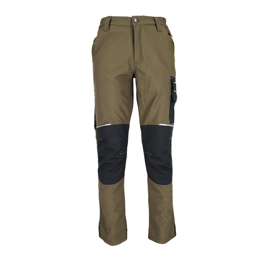 Softshell darbo kelnės GREX, su rip-stop sutvirtinimais