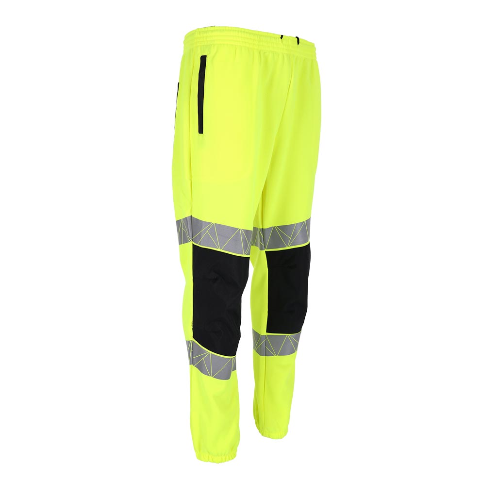 Sportinio stiliaus, itin patogios darbo kelnės KRAST HI-VIS