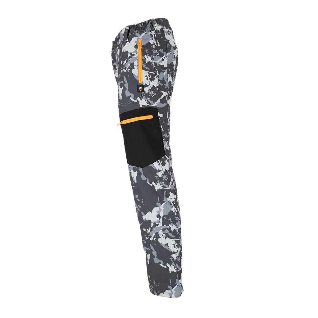 Demisezoninės elastingos darbo kelnės ORKANT CAMO, su softshell audiniu