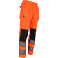 Darbo kelnės su atšvaitais LUMIS, EN ISO 20471 (1 klasė), oranžinės spalvos
