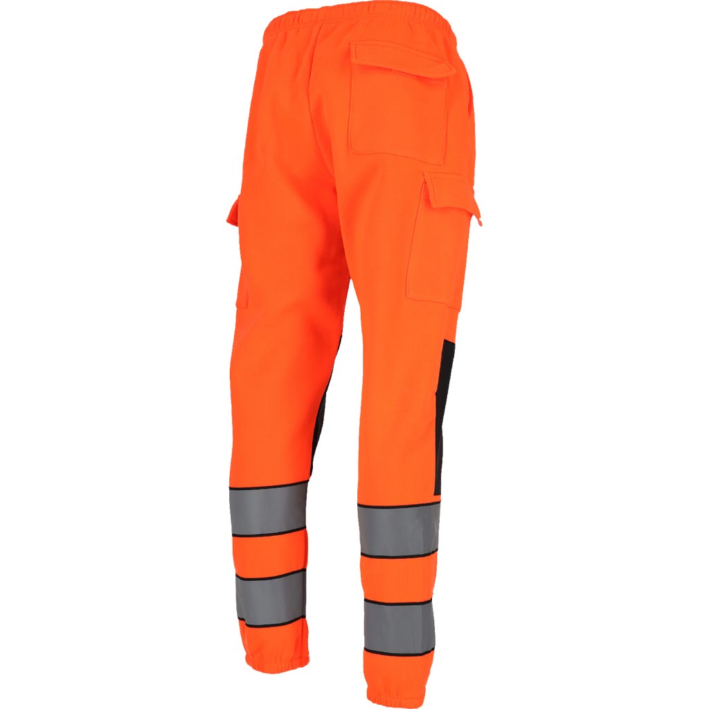 Darbo kelnės su atšvaitais LUMIS, EN ISO 20471 (1 klasė), oranžinės spalvos
