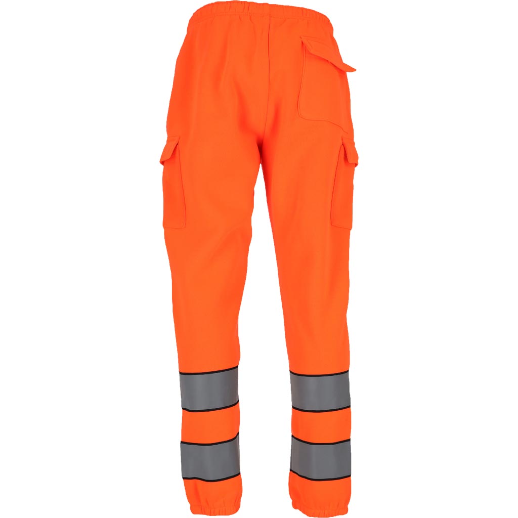 Darbo kelnės su atšvaitais LUMIS, EN ISO 20471 (1 klasė), oranžinės spalvos