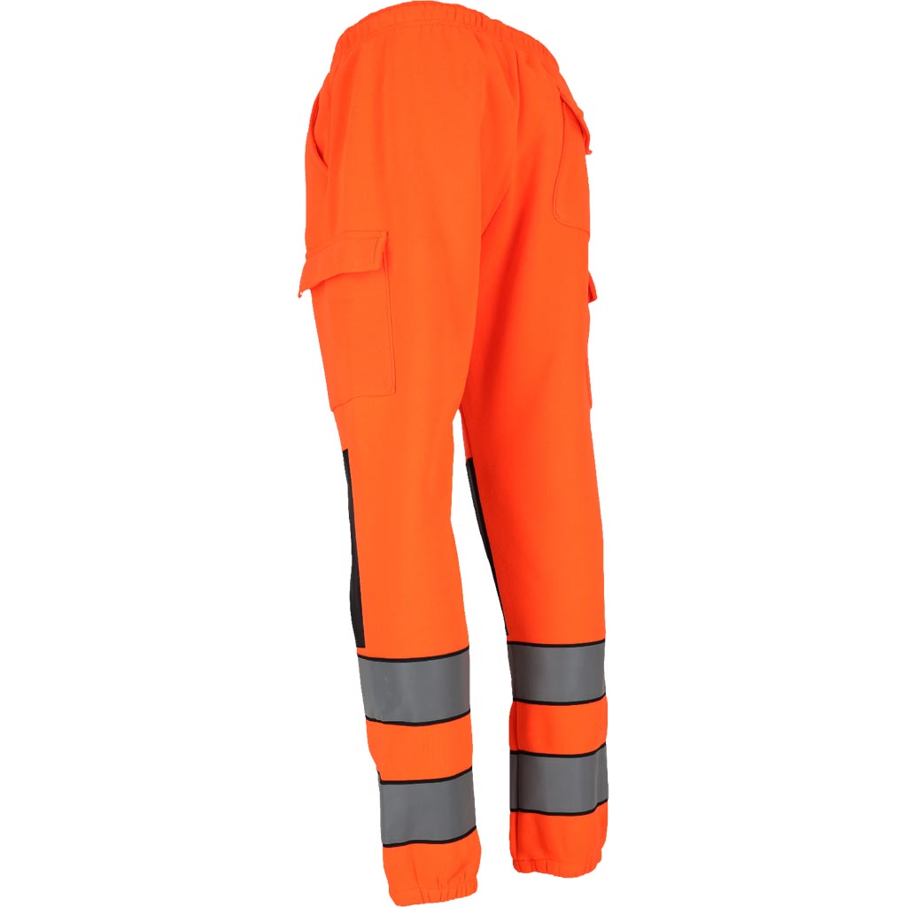 Darbo kelnės su atšvaitais LUMIS, EN ISO 20471 (1 klasė), oranžinės spalvos
