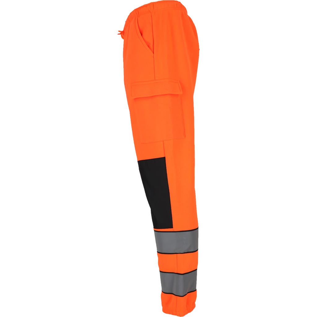 Darbo kelnės su atšvaitais LUMIS, EN ISO 20471 (1 klasė), oranžinės spalvos