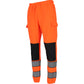 Darbo kelnės su atšvaitais LUMIS, EN ISO 20471 (1 klasė), oranžinės spalvos