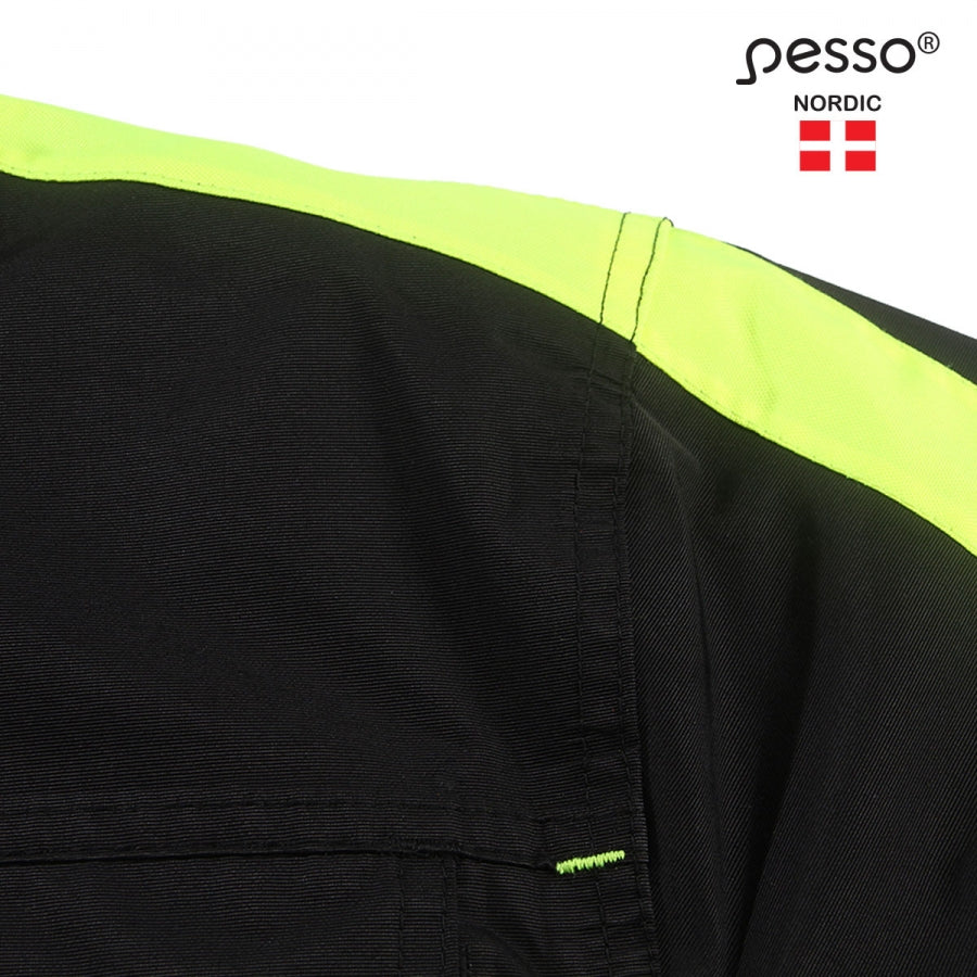 Šilta neperšlampanti striukė Pesso Softshell Nova, juoda