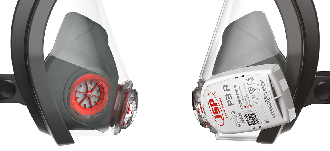 Apsauginė viso veido kaukė JSP Force™10 Typhoon™