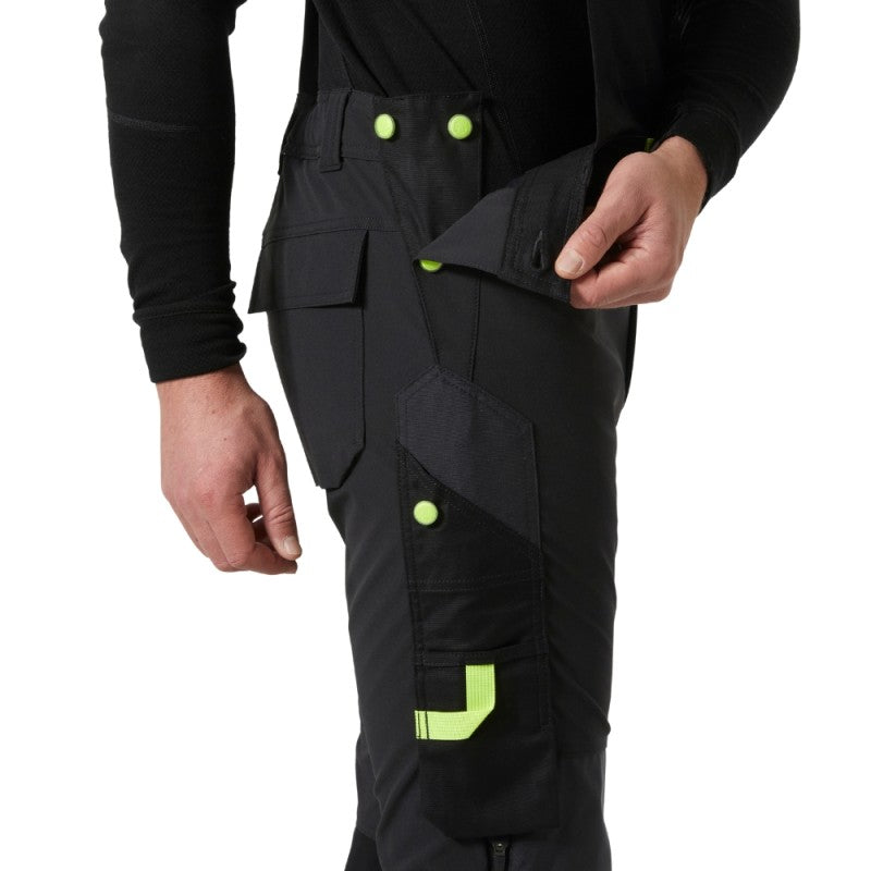 Puskombinezonis HELLY HANSEN Oxford 4X Cnct Bib, juodas