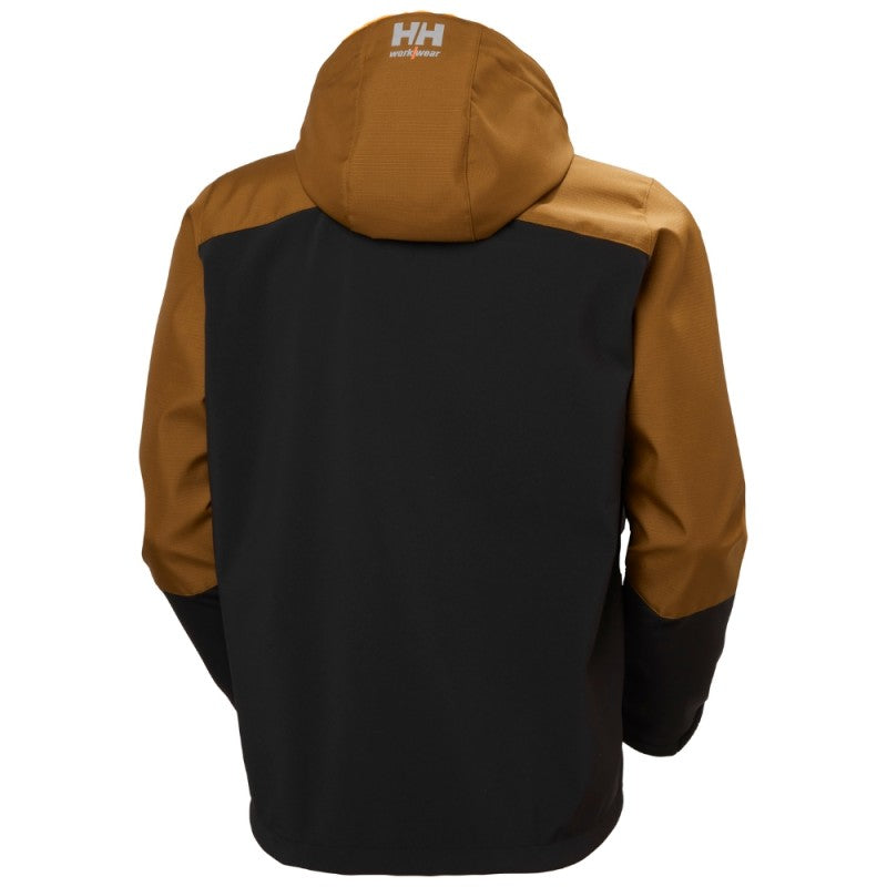Striukė HELLY HANSEN Oxford Softshell, ruda/juoda