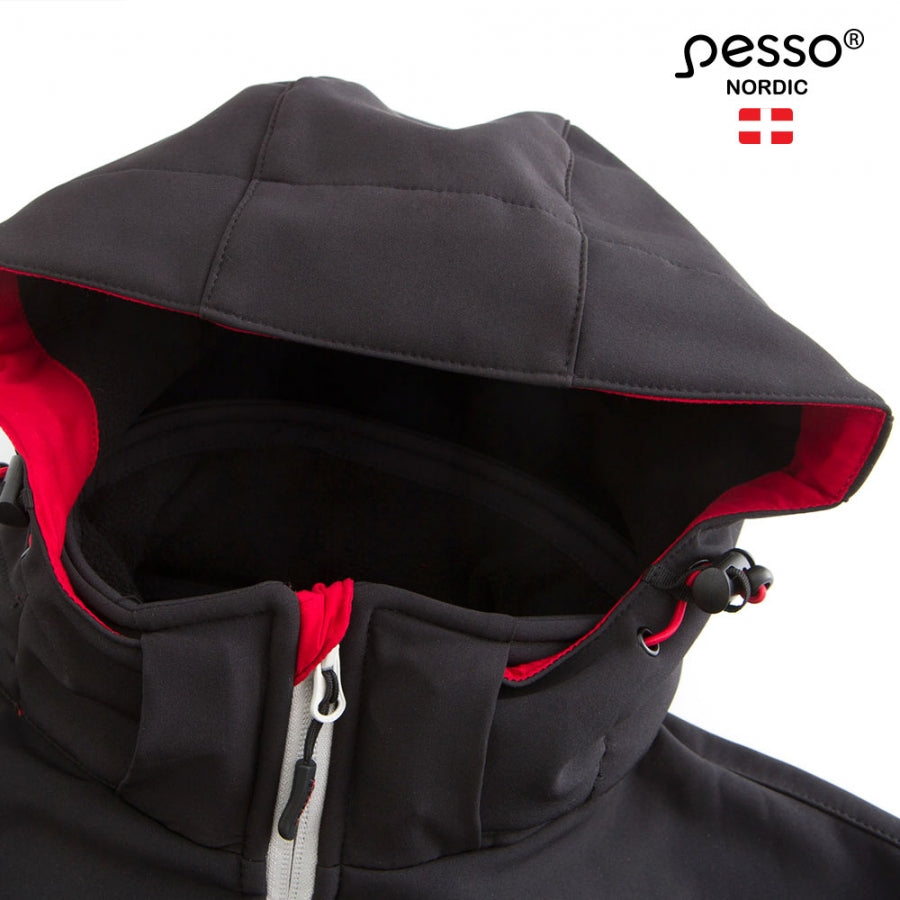 Striukė SoftShell Pesso ACROPOLIS, juoda