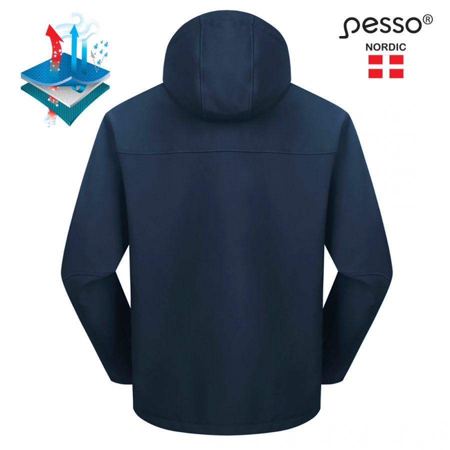 Striukė SoftShell Pesso ATLANTA, mėlyna