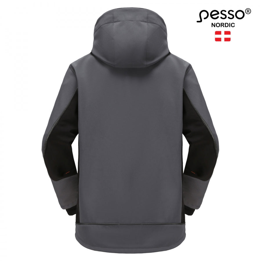 Neperšlampanti SoftShell striukė PESSO ORION, pilka