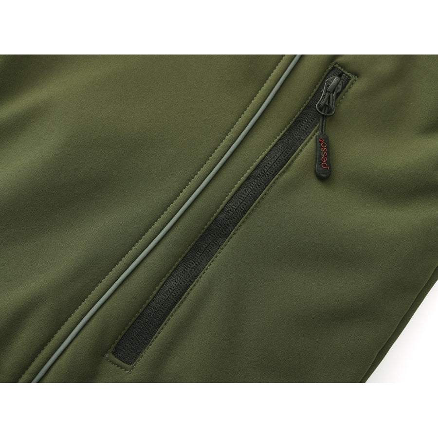 Neperšlampanti SoftShell striukė PESSO OTAVA, khaki spalva