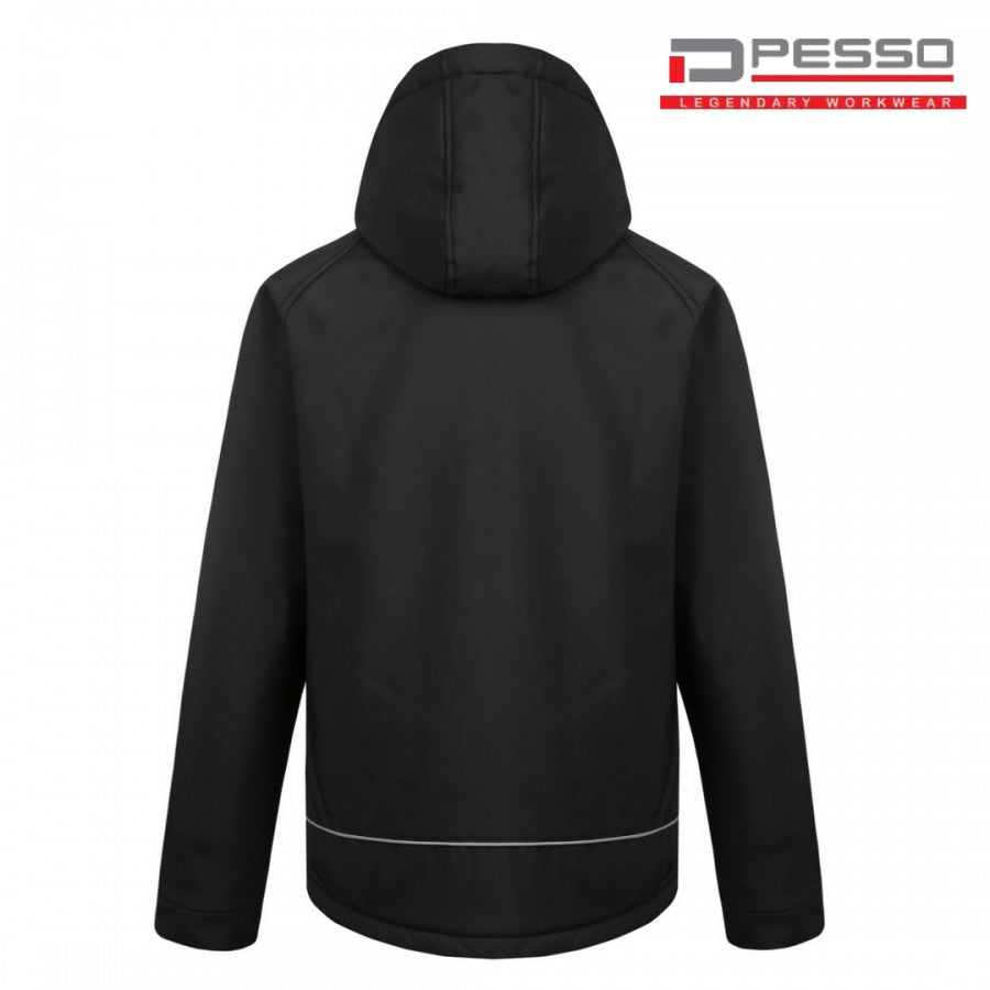 Neperšlampanti SoftShell striukė PESSO OTAVA, juoda