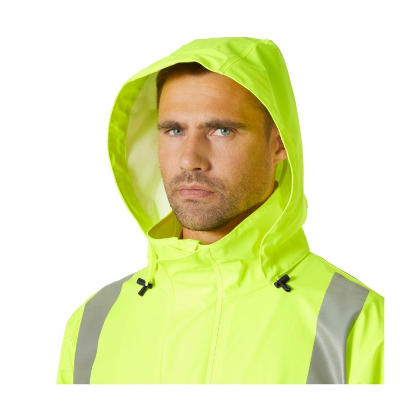 Šviesą atspindintis lietpaltis HELLY HANSEN Addvis Rain Coat, geltonas