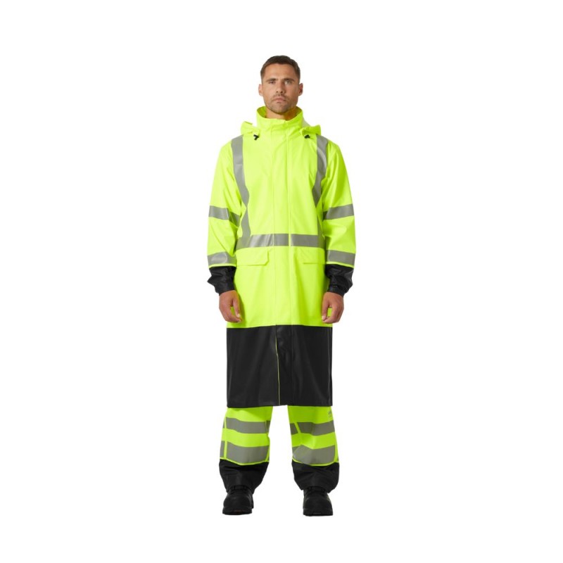 Šviesą atspindintis lietpaltis HELLY HANSEN Addvis Rain Coat, geltonas