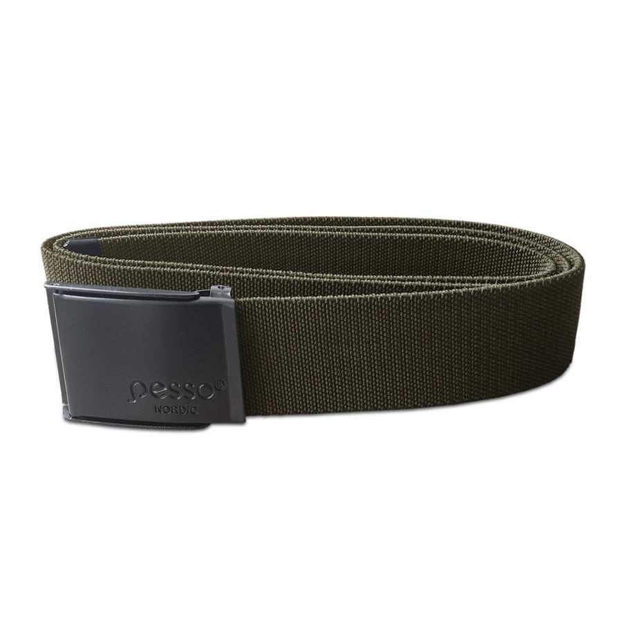 Elastic textile belt PESSO 120, green