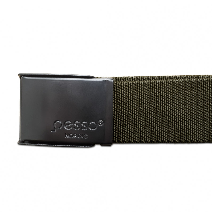 Elastic textile belt PESSO 120, green