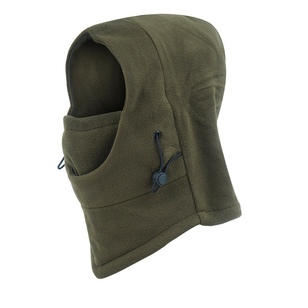 Efektyvi apsauga nuo šalčio ir vėjo Fostex balaklava Polar Fleece, žalia spalva