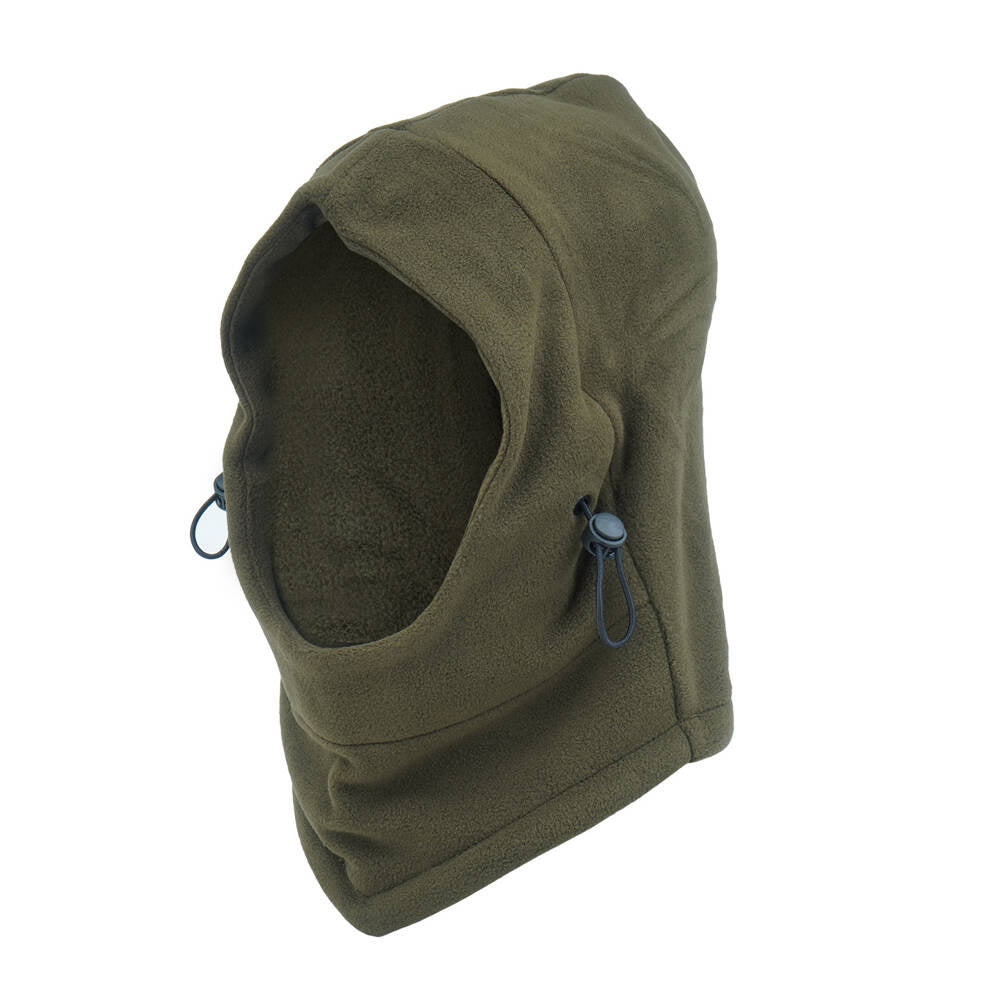 Efektyvi apsauga nuo šalčio ir vėjo Fostex balaklava Polar Fleece, žalia spalva