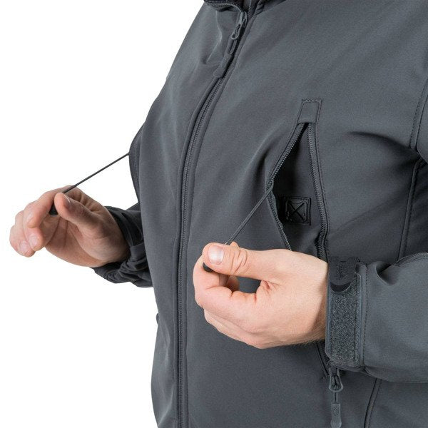 Taktinė striukė Helikon Gunfighter, juoda spalva