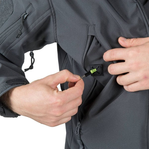 Taktinė striukė Helikon Gunfighter, juoda spalva