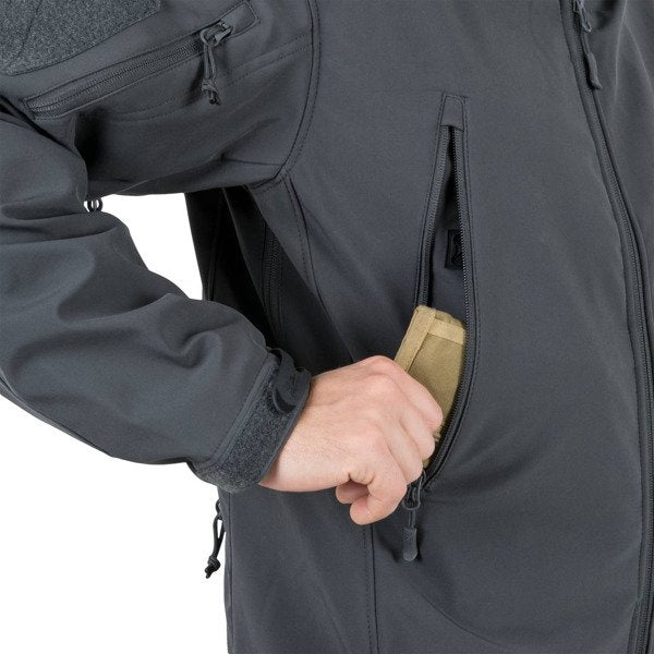 Taktinė striukė Helikon Gunfighter, juoda spalva