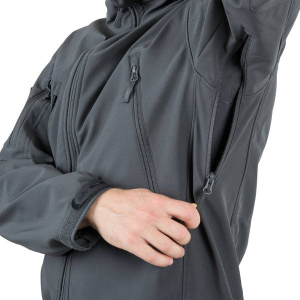 Taktinė striukė Helikon Gunfighter, juoda spalva