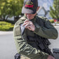Kokybiška taktinio stiliaus džemperis Helikon MCDU Combat Shirt, žalios spalvos