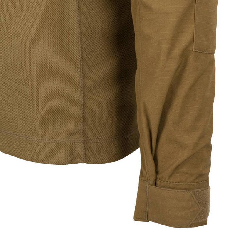 Kokybiška taktinio stiliaus džemperis Helikon MCDU Combat Shirt, žalios spalvos