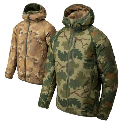 Dvipusė striukė Helikon Reversible Wolfhound Hoodie, su Climashield® pašiltinimu