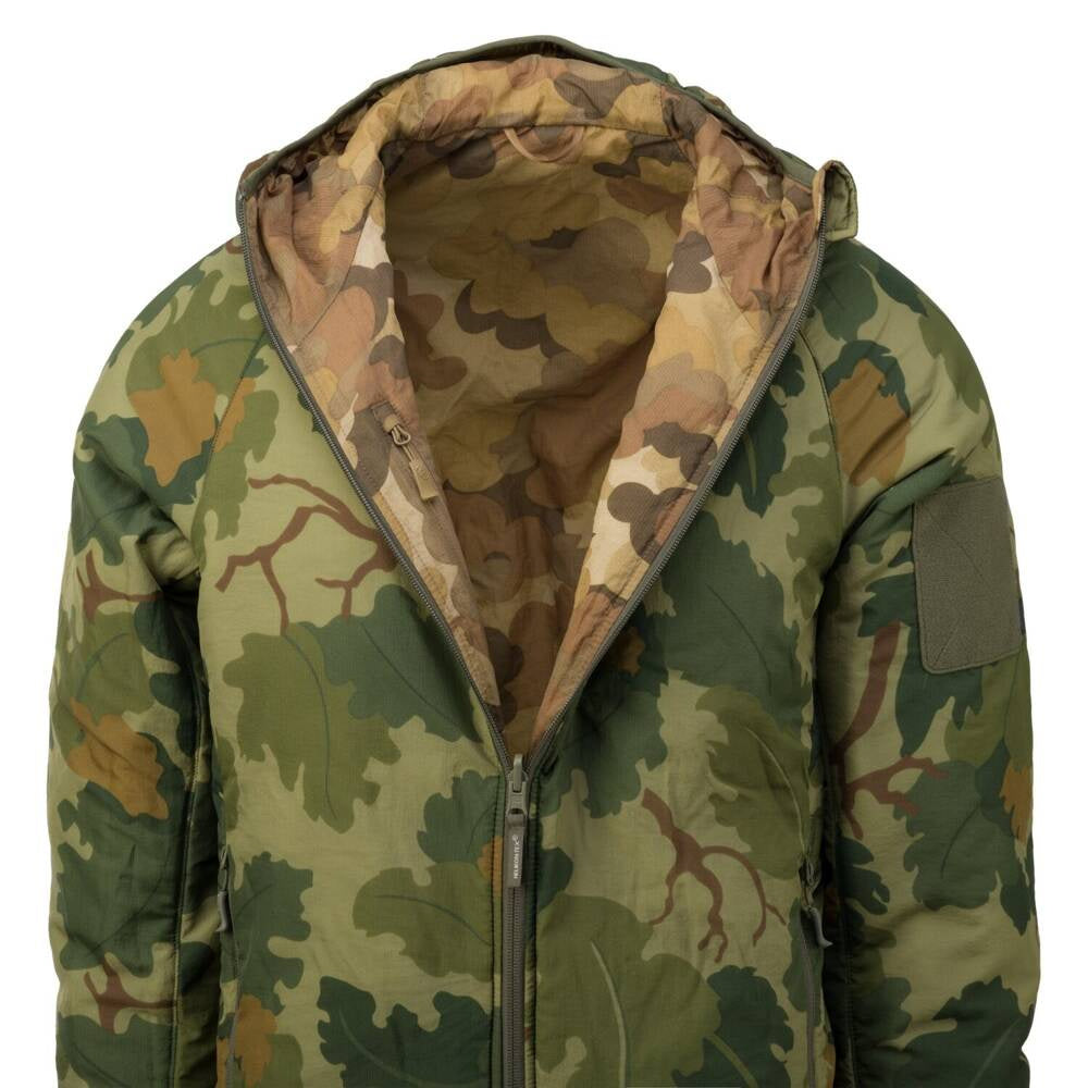Dvipusė striukė Helikon Reversible Wolfhound Hoodie, su Climashield® pašiltinimu