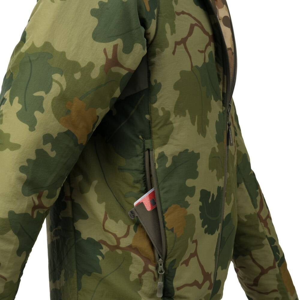 Dvipusė striukė Helikon Reversible Wolfhound Hoodie, su Climashield® pašiltinimu
