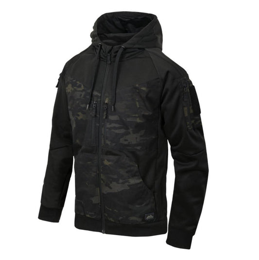 Kokybiškas taktinis džemperis Helikon ROGUE HOODIE, juodos spalvos